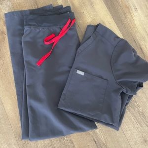 Figs Scrub Set-Women’s Small-Catarina Top and Livingston Basic Bottoms